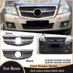 벤츠 GLK 클래스 X204 GLK220 GLK300 2009-2012 차량용 프론트 메쉬 범퍼 그릴 후드 튜닝 액세서리