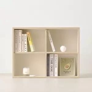 맨자노 800 오픈 수납 상부장 책장 교구장