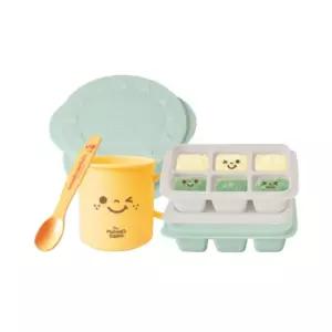 마더스콘 유아식기 이유식 2단계 종합 선물 세트 민트