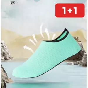 미끄럼방지 초경량 아쿠아슈즈 빠른건조 여름휴가 스킨슈즈  1+1