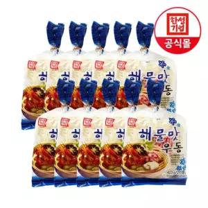 한성기업 해물맛 우동 2인분 423g X 10개