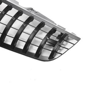 메르세데스-벤츠 R230 SL-클래스 2009-2012 2도어 SL500 GT 스타일 자동차 상단 범퍼 후드 메쉬용 프론트
