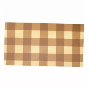 낙상방지패드 보온매트 체크사각브라운 논슬립발매트 미끄럼방지매트 200cmx1m