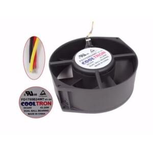 COOLTRON FD1755B24W7 DC 24V 43.2W 172x150x51mm 3선식 냉각팬