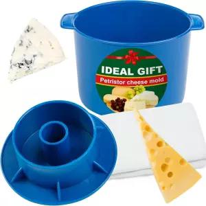 팔로워 1/2갤런 블루 치즈를 위한 몰드 - 제조 용품 폼 바구니 파라 퀘소 카세로 프레스 메이커