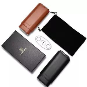 휴대용 시가케이스 가죽 담배 보관함 수납함 럭셔리