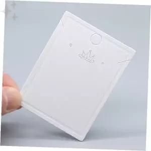 액세서리 포장 귀걸이 목걸이 팔찌 반지 보관 표시 종이 택 선물 포장 행택