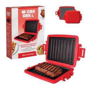 그릴 클래식 토스티 메이커, 전자레인지 그릴, 샌드위치 토스터, 3분 그릴 치즈, 크리스피, 파니니 프레스, 식기세척기 금고, 사무실, 가정, 여행 및 학교 기숙사 빨간색, 큰색