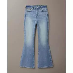 캘빈클라인 진 여성 CK 하이라이즈 플레어핏 부츠컷 청바지 47F689G 47F689G-UZ0