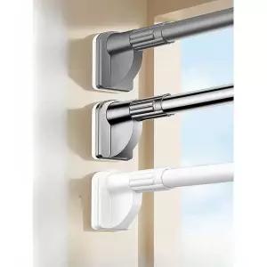 스테인리스 압축 봉 무타공 제품 옷장 행거 스텐 커텐 조절 에스티