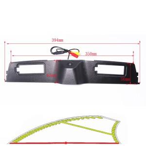 자동차 후방 백업 주차 후진 카메라,  나침반 2017 지원, 동적 궤도 트랙