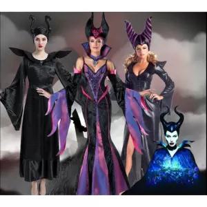 말레피센트 드레스 할로윈 코스튬 마녀 파티 파티복 의상