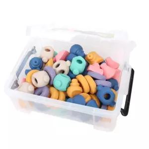 어린이집 안전장난감 말랑한 실리콘블럭 상상력 창의 자극