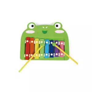 돌아기 선물용 원목교구 개구리실로폰 장난감악기 어린이날 음악교육