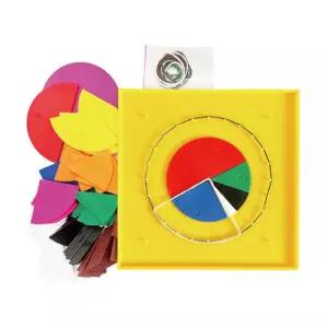 10인용 양면지오보드 분수학습 활동세트 패턴 면적 창의교구