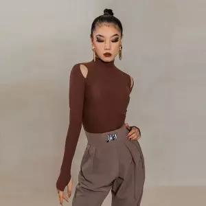 룸바댄스 숄더탑 상의 댄스복 댄스 삼바 공연 사교 차차 라틴댄스