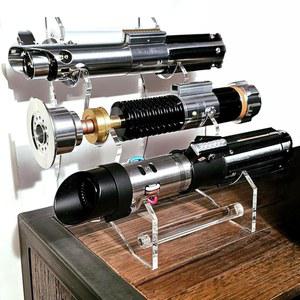 디스플레이 아크릴 광선검 세이버 디스플레이 스탠드 칼에 라이트 데스크탑 적합한 3단 홀더