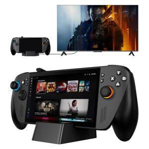 siwiqu rog xbox ally x/rog ally용 포함 스테이션, 포트 4k@144hz hdmi usb-c 도크 tv 도킹 이더넷/usb-a 2개/100w 교체품, 휴대용 어댑터/기가비트 스테이션
