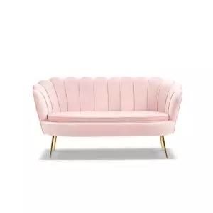 벨벳 조개소파 2인용소파 분홍색 소파 북유럽 의자 카페 쇼파 핑크