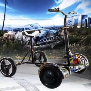 호버보드 두발전동휠 개조 카트 네발 전동휠 전동킥보드 변형 4륜 에스티