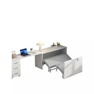 책상 월베드 벽침대 원룸 접이식 수납 침대 폴딩 프레임 트랜스포머 에스티