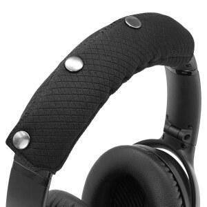 [미국배송] BOSE QC35 QC25 BEATS STUDIO2 / 3SKULLCANDYJBLJLAB 헤드폰용 GEVO 교체 헤드폰 헤드밴드 커버 수리 부품 보호 간편한 설치 도구 필요 없음 (블랙)