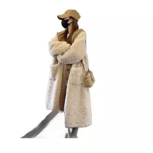 뽀글이떡볶이코트 귀여운 점퍼 양털 후리스 후드 기모 따뜻한 오버핏 울 여성 아우터