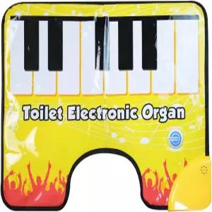 CEAJUSIOT 배변 피아노 뮤지컬 바닥 매트 사운드 러그 참신함 욕실 화장실 선물