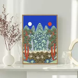 3+1 헬로우하비 캔버스 액자형 보석십자수