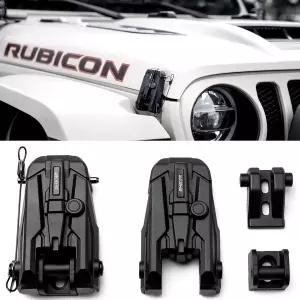 SHEAM 후드 래치 알루미늄 합금 캐치 지프 랭글러 JK/JKU 2007-2017 JL/JLU 2018-2026 및 글래디에이터