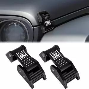 반하오 후드 래치 알루미늄 합금 캐치 키트 지프 랭글러 JK JKU 2007-2018 / JL JLU 2018-2025