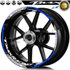 TMAX 반사 오토바이 휠 림 스티커 스쿠터 허브 스트라이프 테이프 데칼 액세서리 방수 500 2023