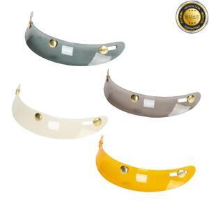 34 오픈 페이스 헬멧 하프 레트로 범용 직접 교체 쉬운 설치 피크 바이저 액세서리