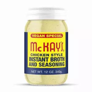 McKay's 비건 치킨 시즈닝 - 식물 기반 스타일 부용 국물 파우더 수프 소스 마리네이드용 글루텐 프리 짭짤