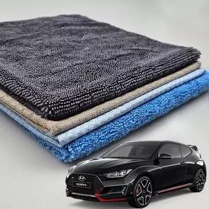 [셀러에이드]ToB 벨로스터N라인 자동차세차타월 세트 유리 광택 세차용품세트