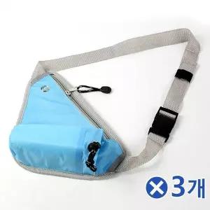 TBZ 레저용 크로스 힙색-색상랜덤x3개 슬림힙색 런닝힙색 캐쥬얼무드