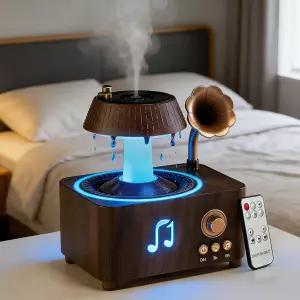 모부 레인드롭 아로마 디퓨저 룸 화이트 노이즈 7색 에어 미스트 에센셜 오일 슬립 사운드 리모컨 추가