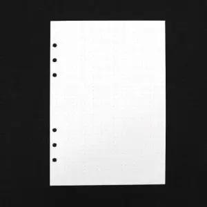 [문구/오피스] 180매 속지 A6 도트 내지 다이어리 A5 리필용 공용 6공