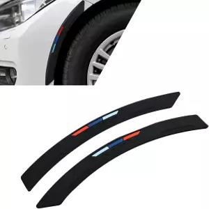 도가리 2 PCS 자동차 휠 눈썹 보호대 실리콘 스크래치 방지 트림 아치 스티커 대부분의 위한 자가 접착식