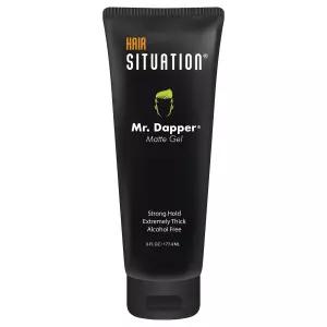 모발 상태 미스터 대퍼 매트 남성용 강력 홀드 스타일링 헤어 젤 항습성 쉴드 프리즈 앤 플라이 어웨이
