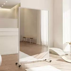 이동식 전신거울 스튜디오 촬영 바퀴달린 대형거울