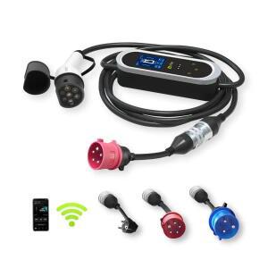 모바일 앱 와이파이 6-32A 전기차 충전기 Zencar EVSE 모드 2 EV 충전 케이블 IEC62196 타입 2 CEE 5핀 슈