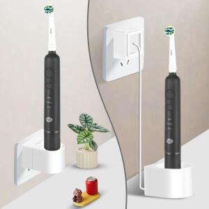 대부분의 Oral-B 및 브라운 모델용 2-in-1 벽걸이 전동 칫솔 충전기 (IO 7/8/9/10 시리즈 및 소닉 펄스 시