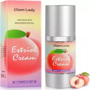 여성 갱년기를 위한 천연 생물 동일 에스트리올 크림 질 건조증 용 실크 에스트로겐 1온스 2개월 공급