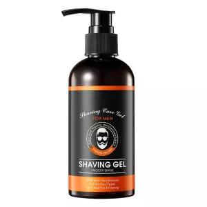 LiiYii 남성용 레시 쉐이브 젤 210ml - 민감한 피부를 위한 보습 크림 즉시 면도 후 편안한 블랙 원 사이즈