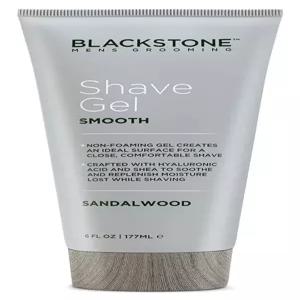 블랙스톤 남성 그루밍 스무스 쉐이브 젤 - 부드럽고 편안한 면도를 위한 비포밍 히알루론산 시어 페퍼민트