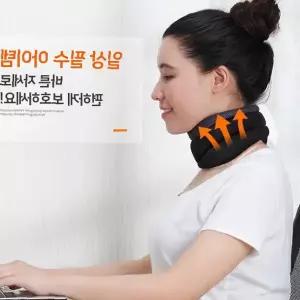 경추보호용품 목디스크 예방 착용형 지지용 밴드 장시간 컴퓨터 작업자 사무실용