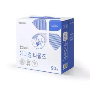 유한킴벌리 메디컬 타올즈 90매 초음파 제거용 다용도 종이보루 와이프올