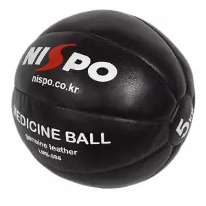 니스포 가죽소재 전용오일 스포츠 홈트 메디신볼 5KG 근력운동볼 볼스트레칭 간편한운동 재활메디슨볼 헬스
