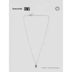 [에잇세컨즈] S.W.SMILEY 목걸이 - 라이트 그레이 (45638ZAX32)